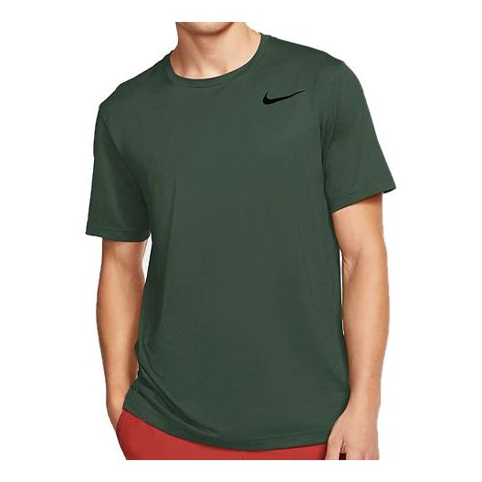 Nike Pro Breathable Quick Dry Training Sports Short Sleeve Red Green Redgreen CJ4612-355