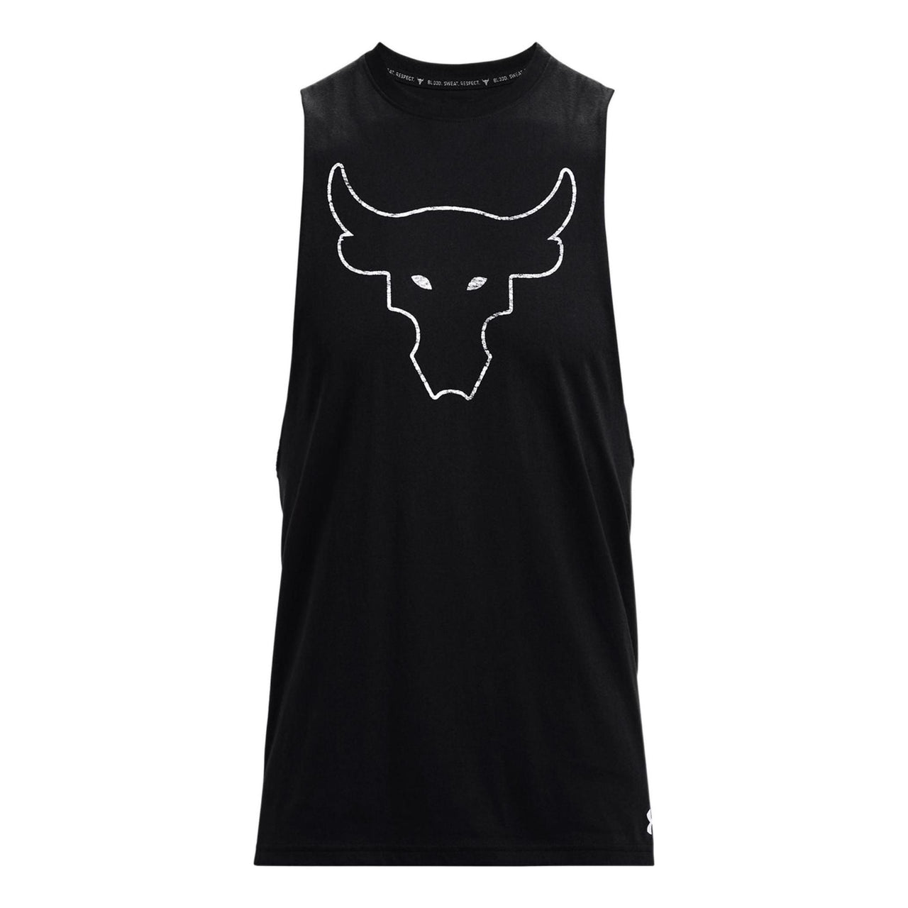 Under Armour Project Rock Brahma Bull Tank 'Black White' 1371215-001
