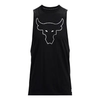 Under Armour Project Rock Brahma Bull Tank 'Black White' 1371215-001