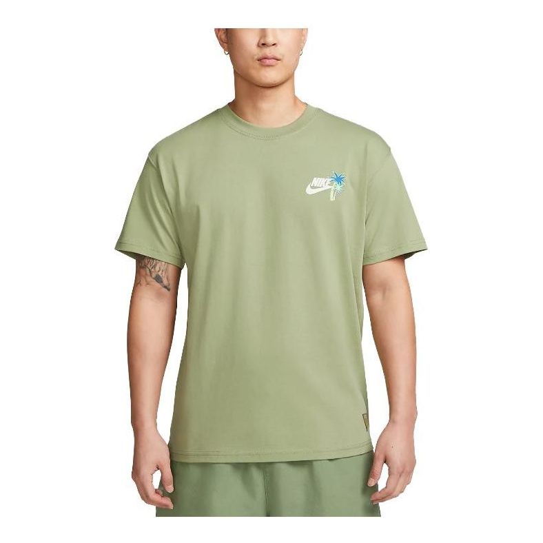 Nike Sportswear Graphic T-Shirt (Asia Sizing) 'Oil Green' FB9795-386