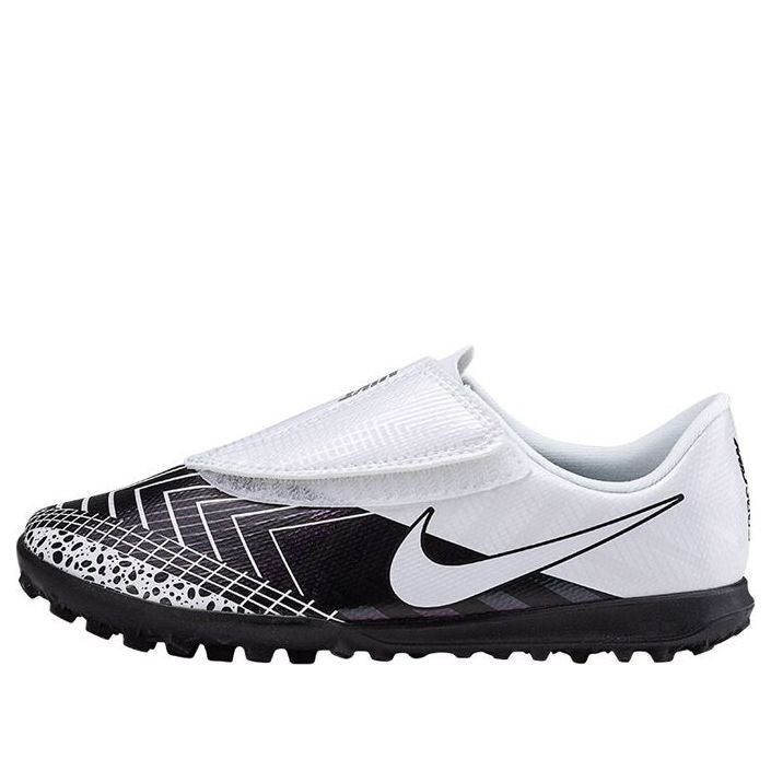 (PS) Nike Jr.Mercurial Vapor 13 Club MDS TF Turf Soccer Shoes Black/White CJ1180-110