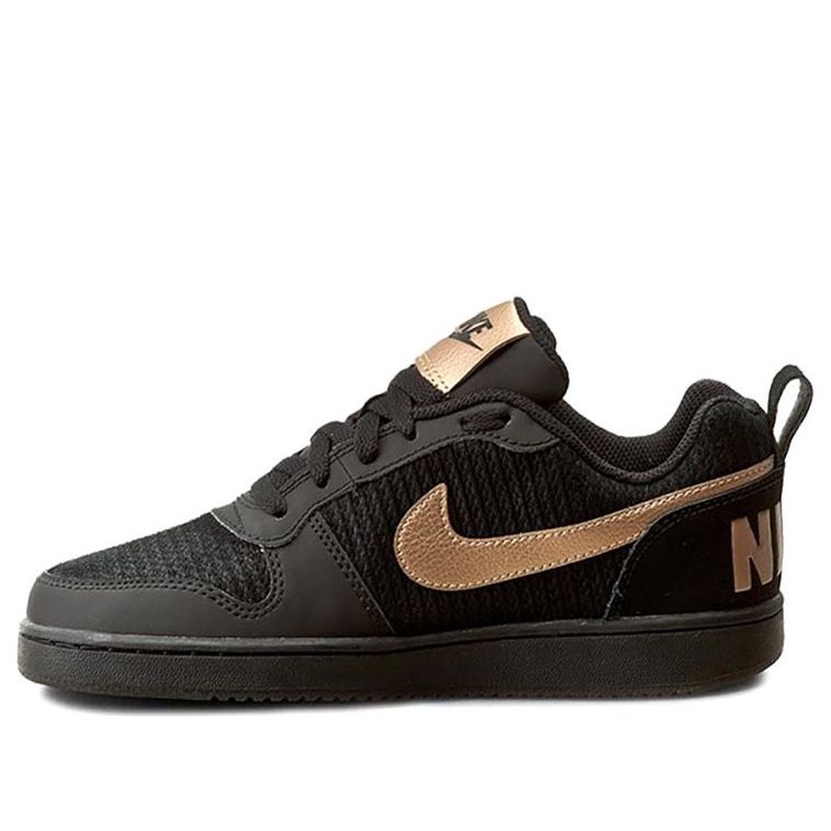 (WMNS) Nike Court Borough Low Black/Golden 861533-002