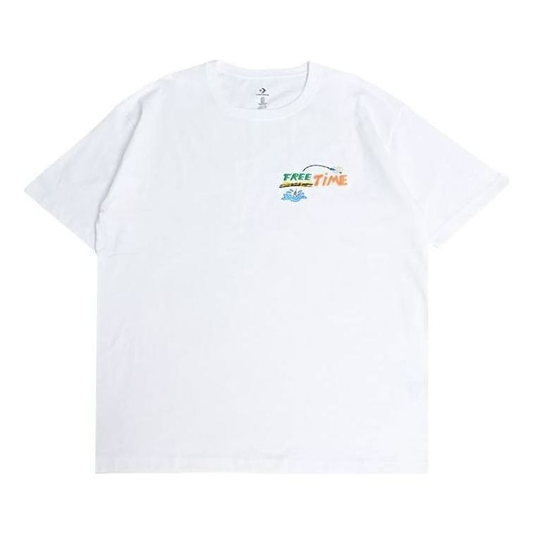 Converse Summer Fishing T-Shirt 'White' 10027222-A01