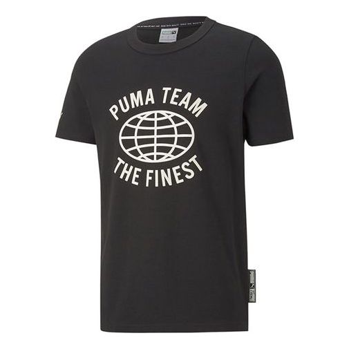PUMA Team Graphic Tee 'Black' 536956-01