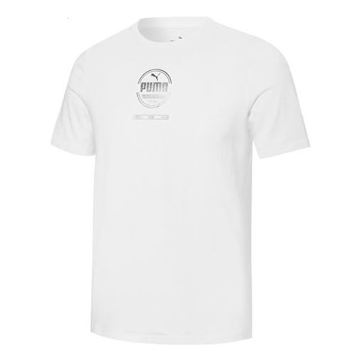 PUMA Foil Graphic Tee 'White' 670878-02