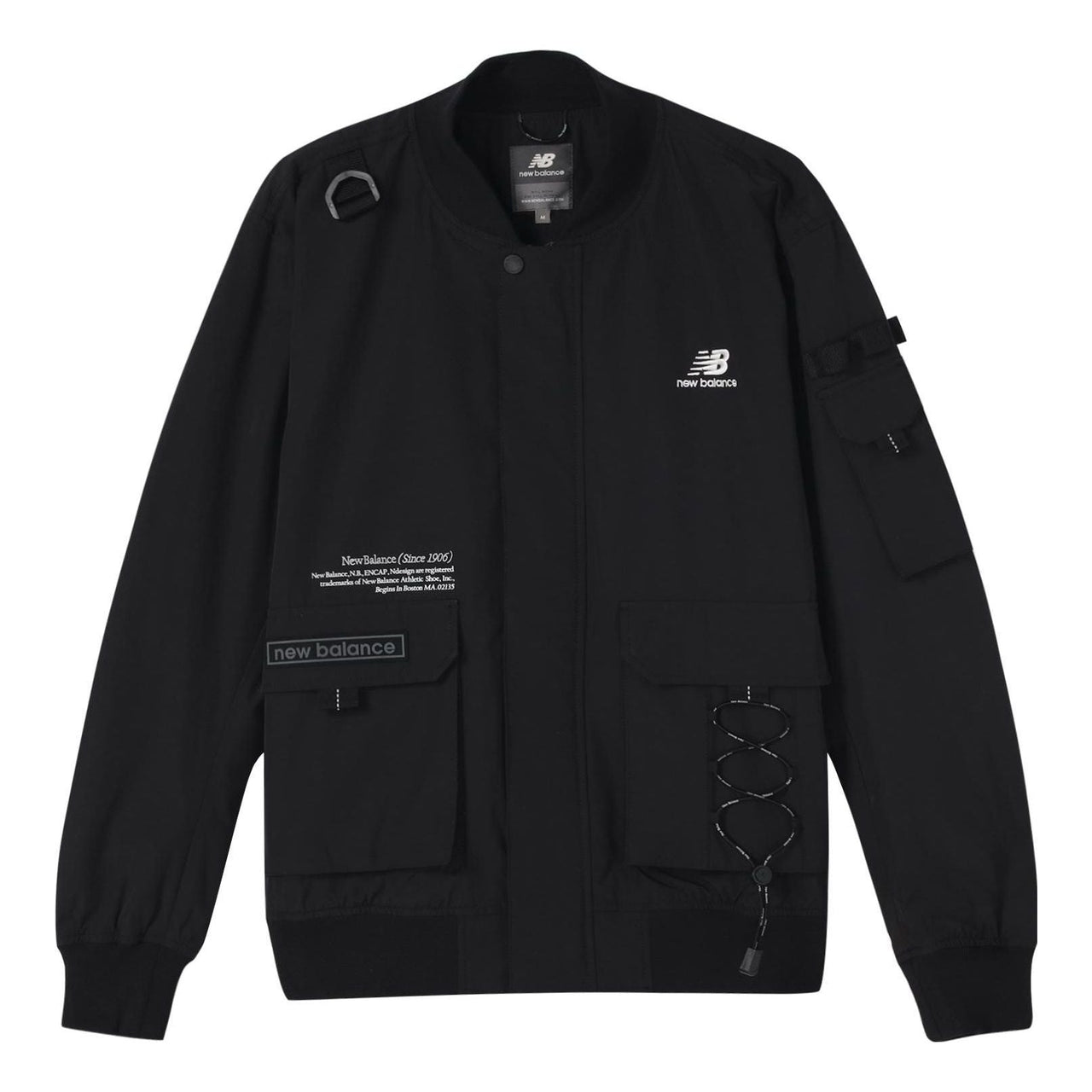 New Balance Logo Windproof Down Jacket 'Black' NAA1N013-BK
