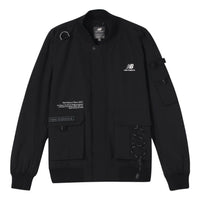 New Balance Logo Windproof Down Jacket 'Black' NAA1N013-BK