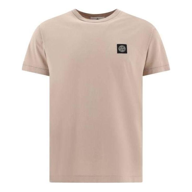 STONE ISLAND Logo Patch T-Shirt 'Dove Grey' 101524113-V0092