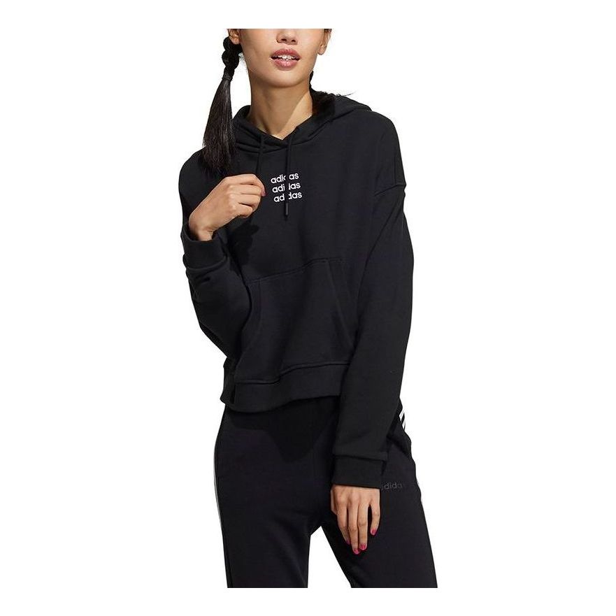 (WMNS) adidas Ce+ Sportswear Hoodie 'Black' GP5591
