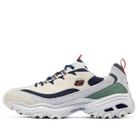 Skechers DLites 1.0 Chunky Shoes 'Beige Navy' 894265-GYNV