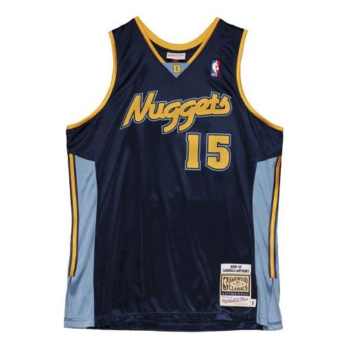 Mitchell & Ness NBA Carmelo Anthony Denver Nuggets 2006-07 Jersey AJY4GS20031-DNUNAVY06CAN
