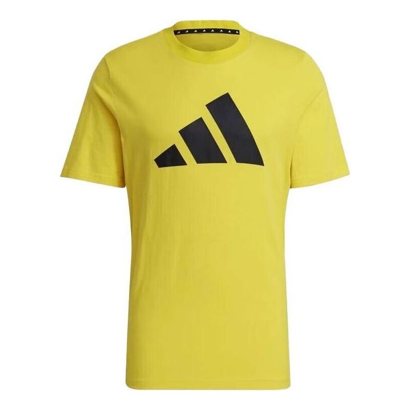 adidas Sportswear Logo T-Shirt 'Yellow Black' GP9505