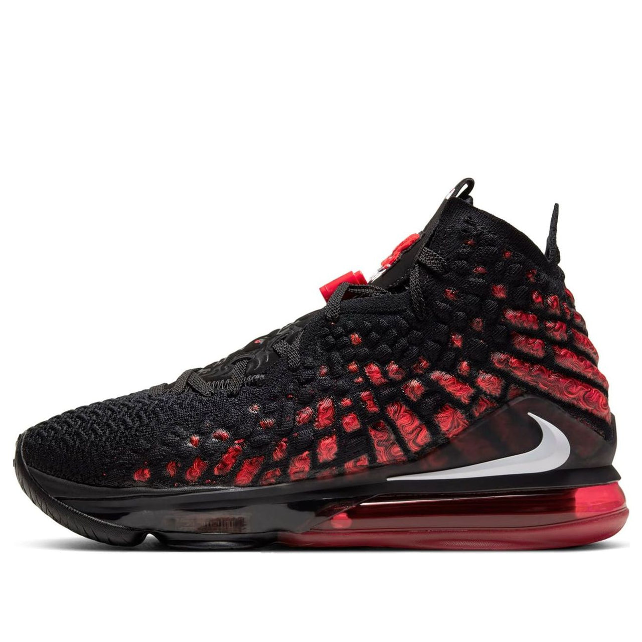 Nike LeBron 17 EP 'Infrared VI 'Black White University Red' BQ3178-006