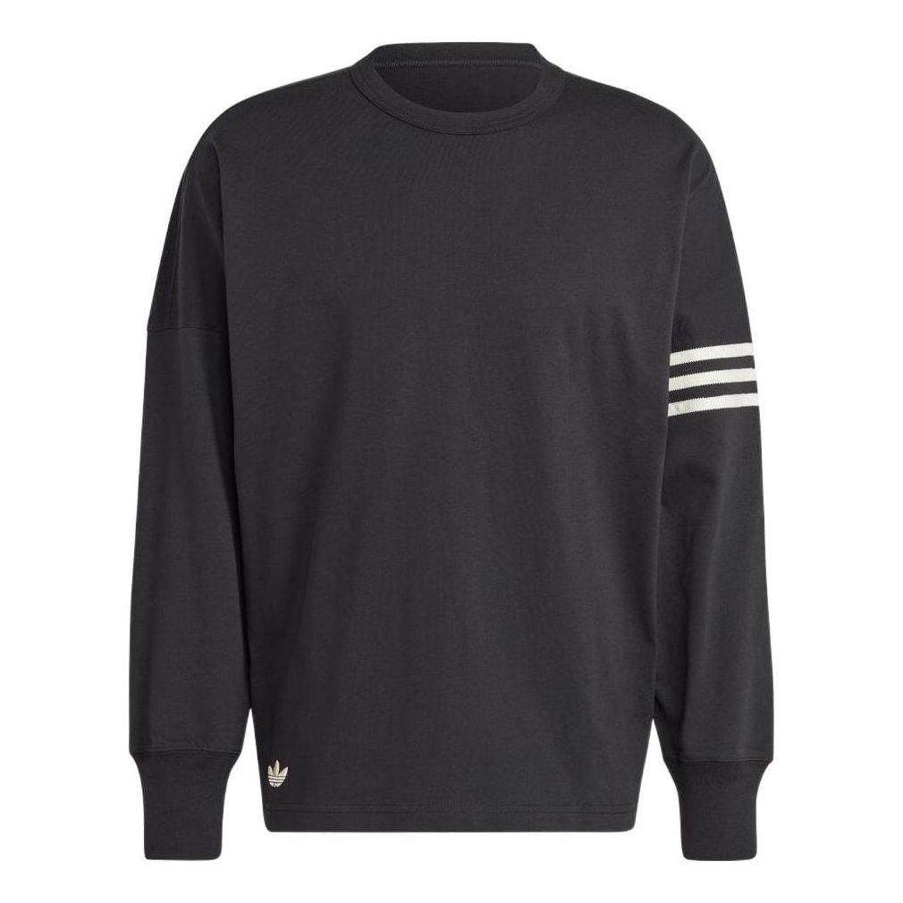 adidas Adicolor Neuclassics Long Sleeve Tee 'Black' HR8697