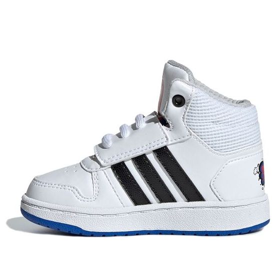 (TD) adidas neo adidas Hoops 2.0 Mid 'White Black Blue' EE8551