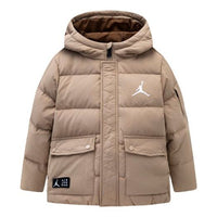 (GS) Air Jordan Jumpman Puffer Jacket 'Beige' JD2342014GS-003
