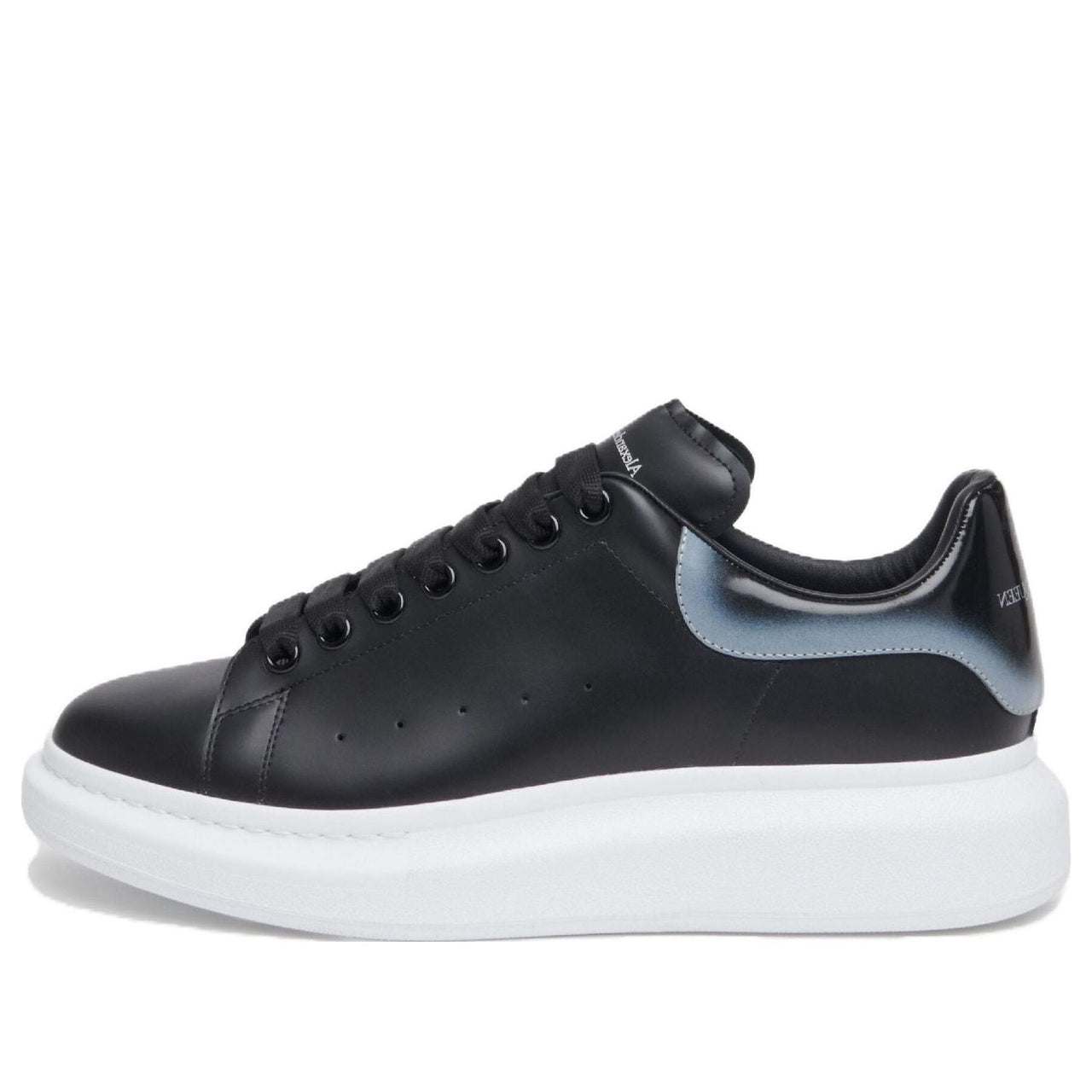 Alexander McQueen Larry Leather Sneakers 'Black White' 777367WIE9G1081