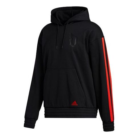Men's adidas Basketball Sports Black Pullover GL7100