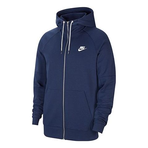 Nike Sports Cozy Full-Zip Hooded Jacket Blue CU4456-410