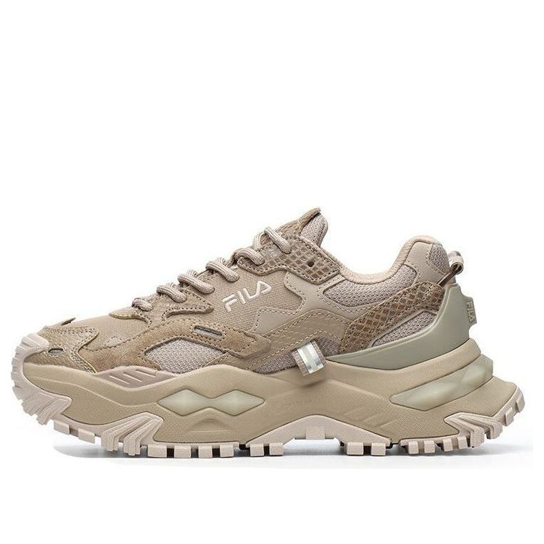 (WMNS) FILA FUSION Bianco Sneakers 'Brown' T12W145225FLT