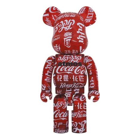 atmos x Coca-Cola x BE@RBRICK Coca Cola Transparent Red 1000% CLEAR-RED-1000