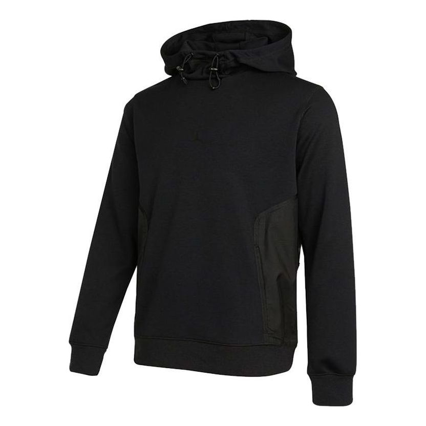Men's Jordan Casual Sports Logo Pullover Long Sleeves Black DA9850-010