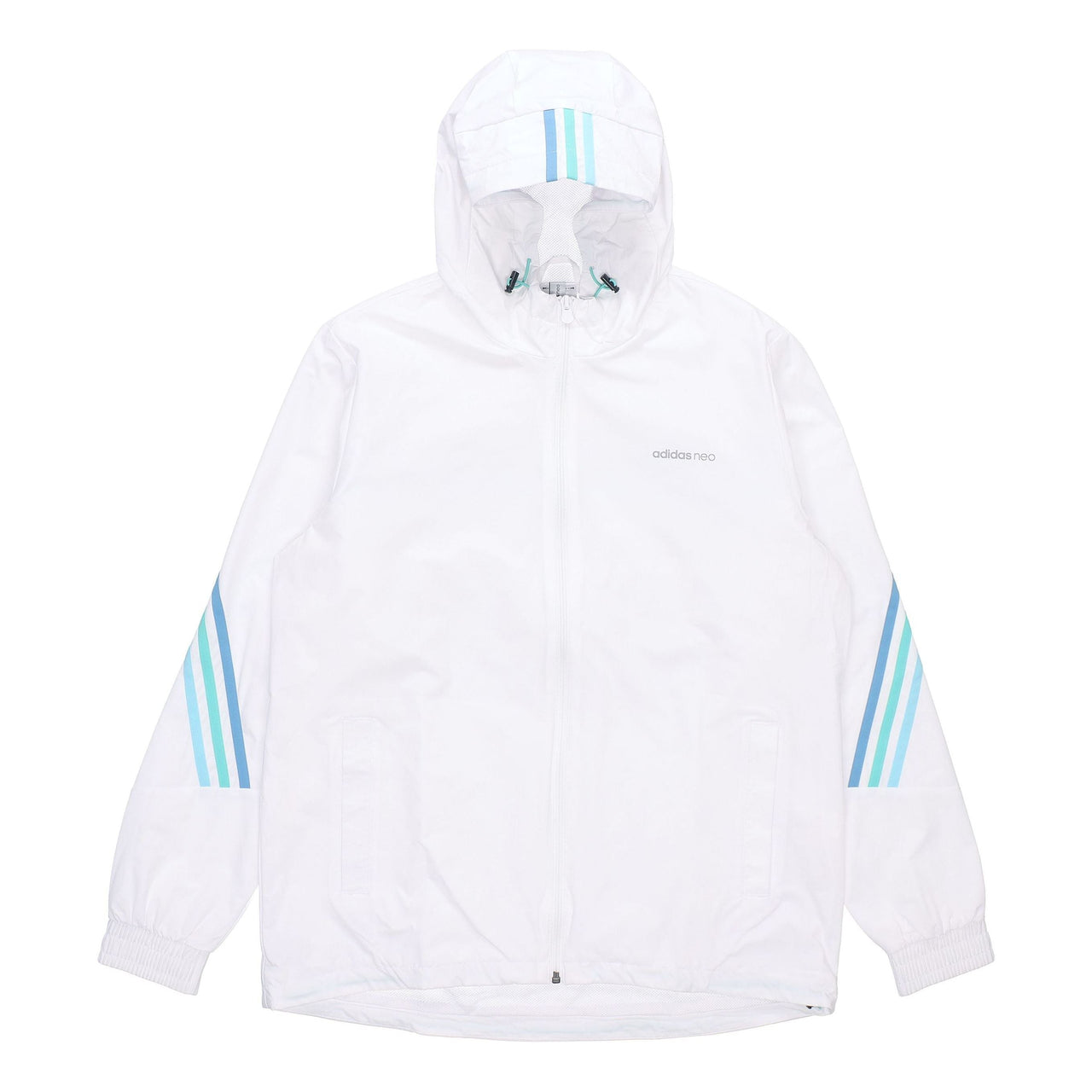 adidas neo M Fav 3s Wb 2 Contrasting Colors Sports Hooded Jacket White GP5660