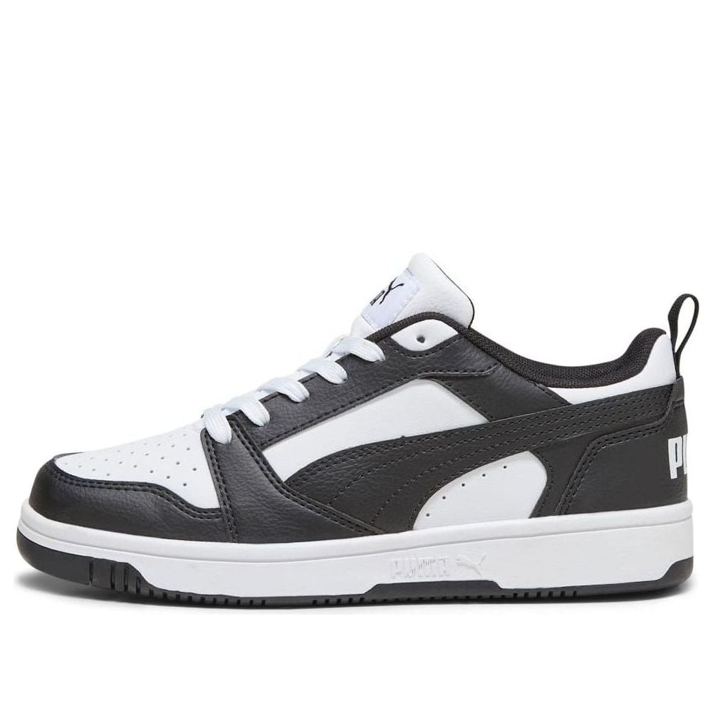 (GS) PUMA Rebound v6 'White Black' 393833-01
