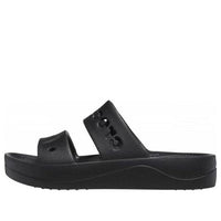 Crocs Baya Platform Sandals 'Black' 208188-001