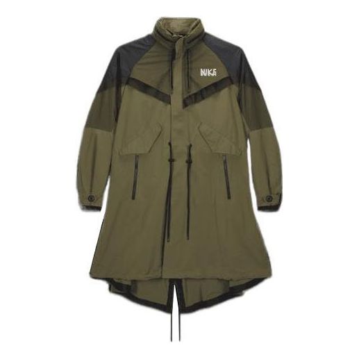 Nike x sacai Trench Jacket 'Medium olive' DQ9027-222