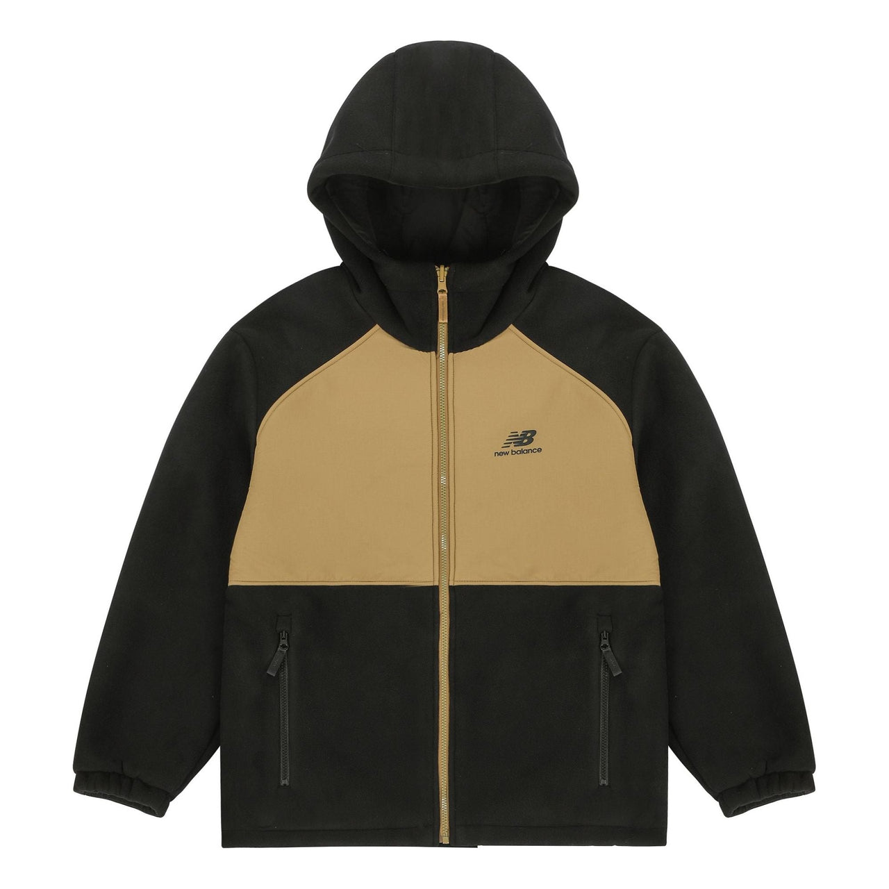 New Balance hooded Casual Jacket Couple Style Black AMJ13383-BK