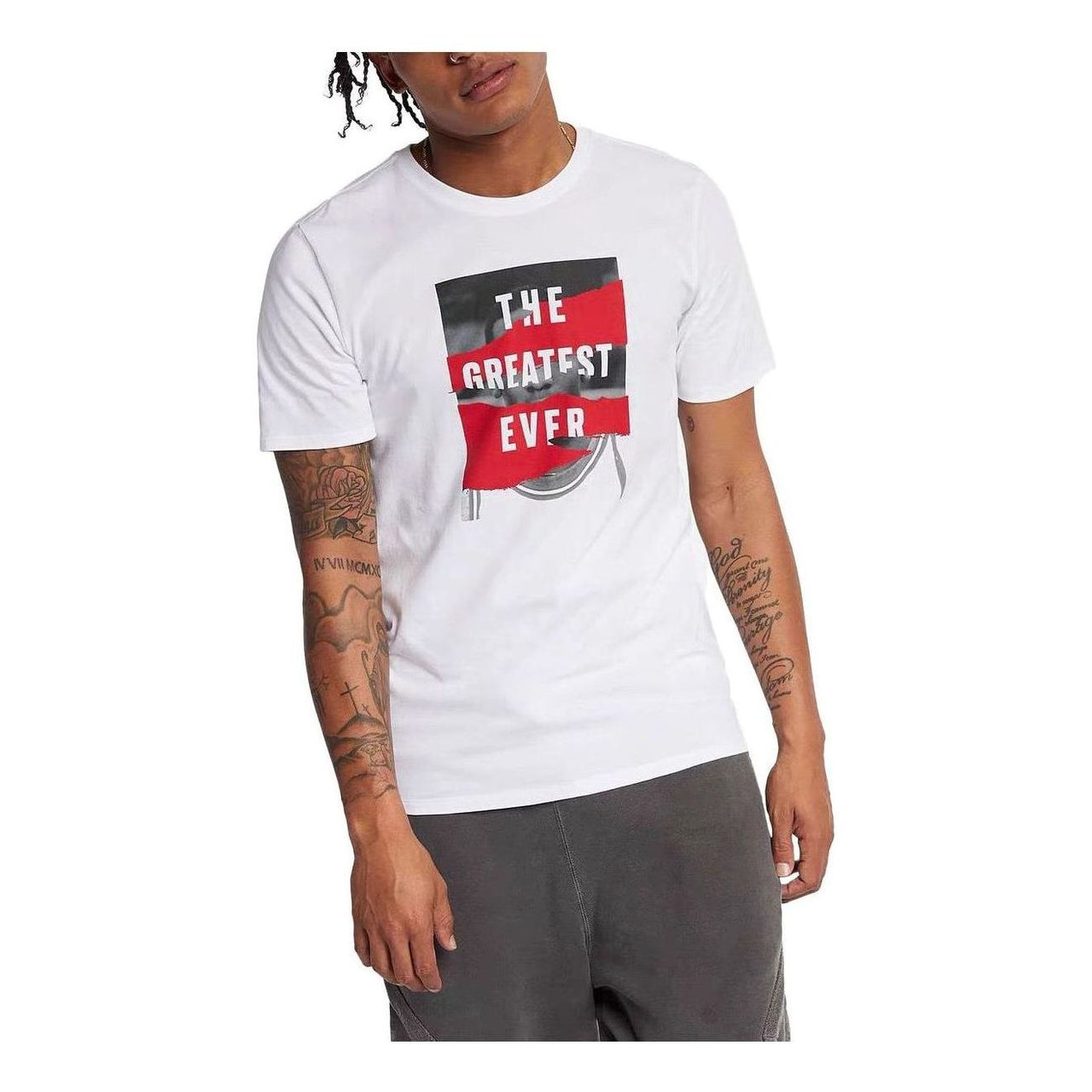 Air Jordan Sportswear Heritage T-shirt 'White' AH6319-100