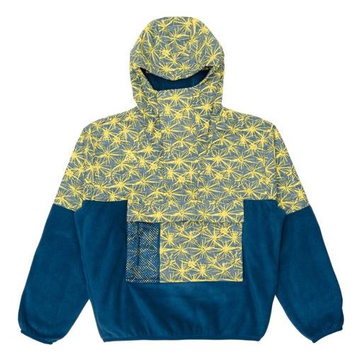 Men's Nike ACG Contrast Color Stitching Half Zipper Fleece Sports Pullover Travel Yellow CK3107-432