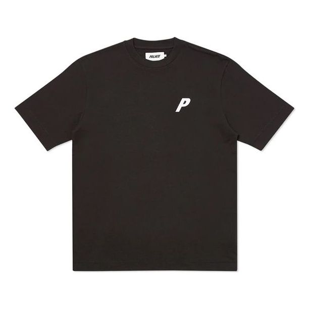 PALACE Felt P Alphabet Short Sleeve Unisex Black PAL-SS20-87