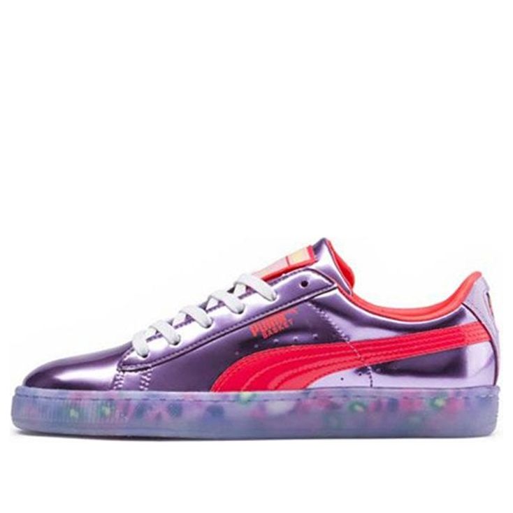(WMNS) PUMA Sophia Webster x Basket Candy Princess 'Metallic Pink Fiery Coral' 366134-01