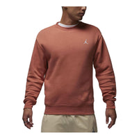 Air Jordan Essentials Logo Crew-Neck Sweatshirt 'Orange White' FJ7777-810