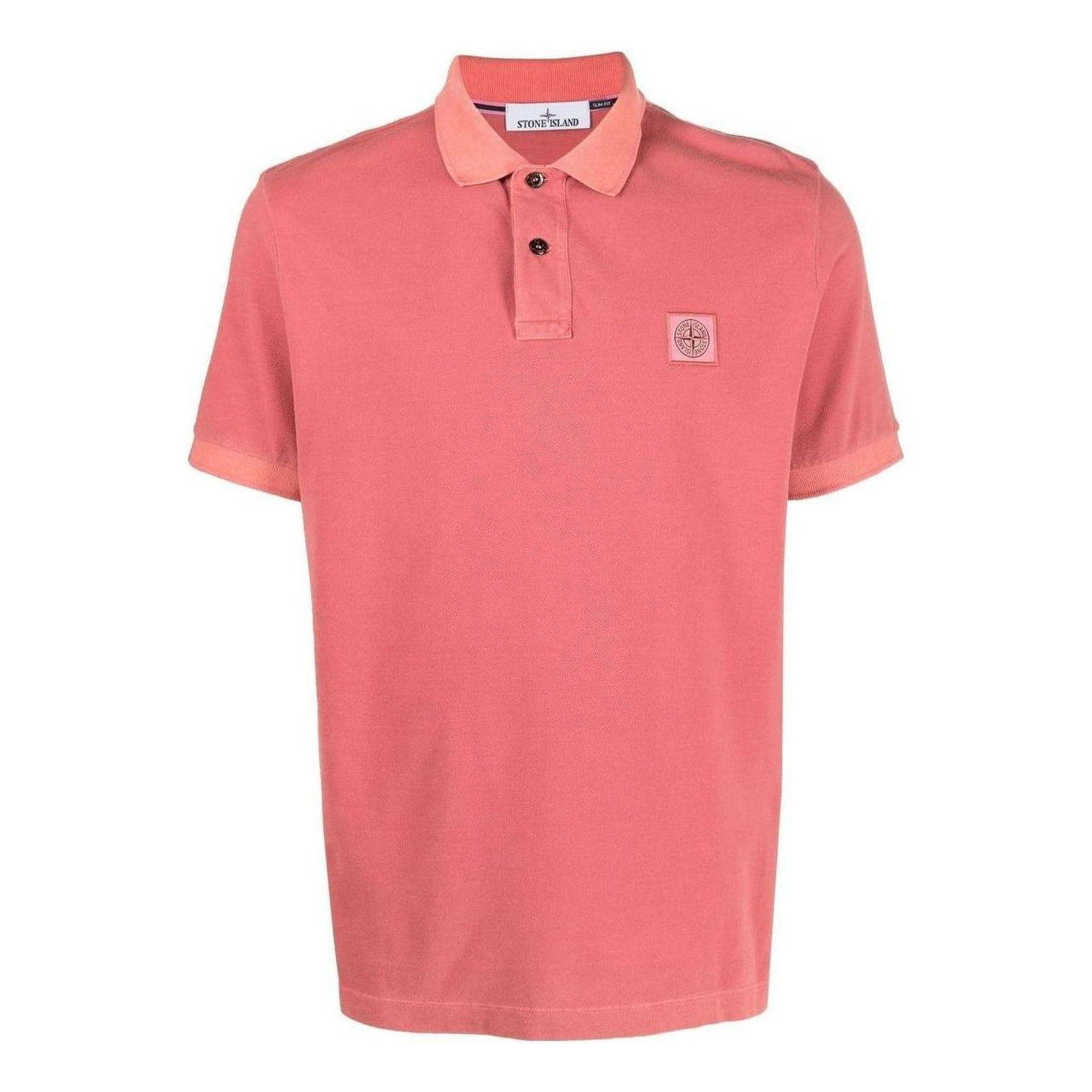 STONE ISLAND Logo-Patch Polo Shirt 'Pink' 10152SC67-V0087