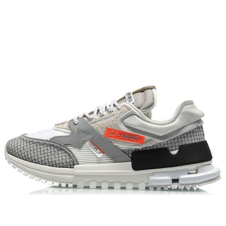 Li-Ning 001 Classic Casual Shoes Gray White AGCQ271-1