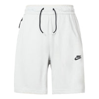 Men's Nike Printing Brand LOGO Lacing Straight Shorts Gray DM6590-063