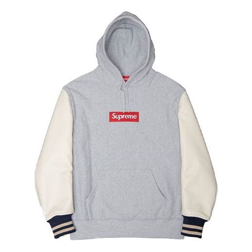 Supreme x JUNYA WATANABE COMME des GARONS MAN Box Logo Hoodie 'Grey White Red' SUP-FW21-310