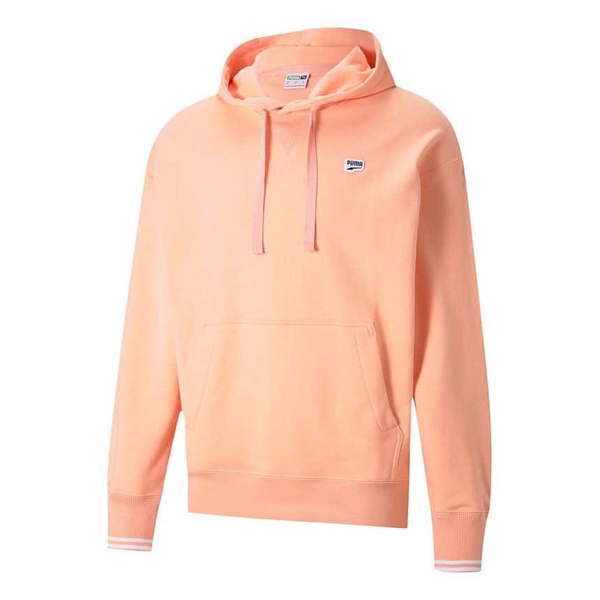 PUMA Downtown Logo Hoodie 'Pink Black White' 531430-26
