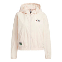 (WMNS) adidas Graphic Woven Jacket 'White' HY2863