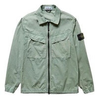 STONE ISLAND Compass Patch Flap Pocket Shirt 'Green' 7715101WN-V0155