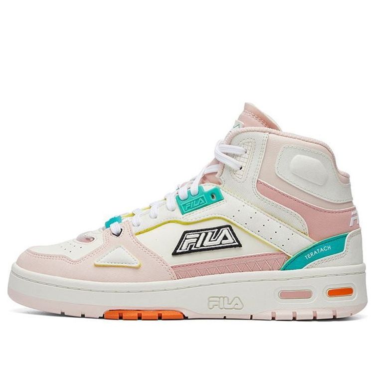(WMNS) FILA FUSION Heritage Retro Basketball Shoes 'White Pink' T12W111204FBS