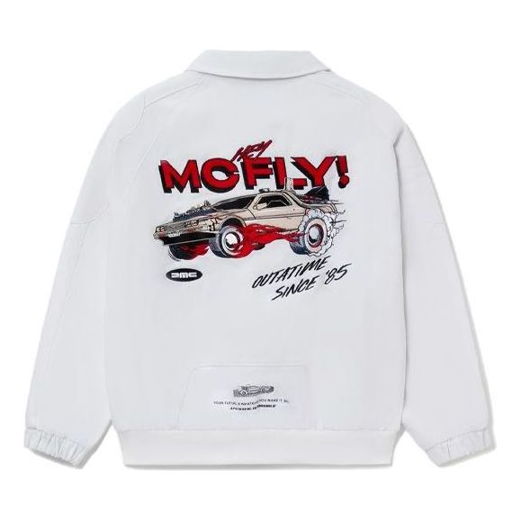 Li-Ning x Back To The Future Graphic Work Jacket 'White' AFDR831-2