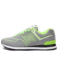 New Balance 574 Neon Lights Sneakers Grey/Green ML574NEY