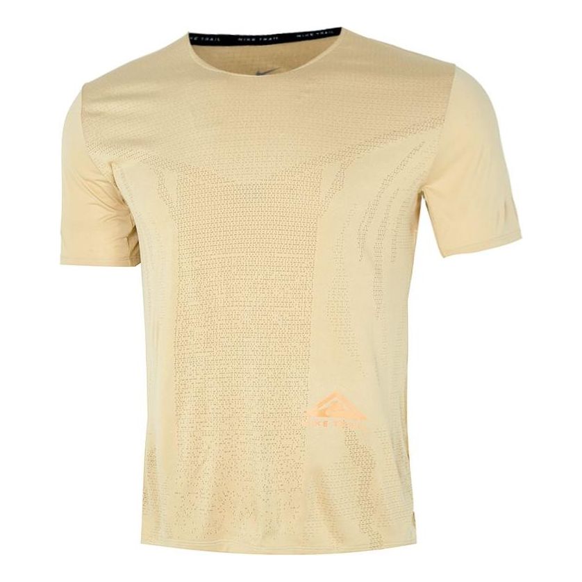 Men's Nike Running Athleisure Casual Sports Round Neck Short Sleeve Netherlands Orange T-Shirt DM4647-252