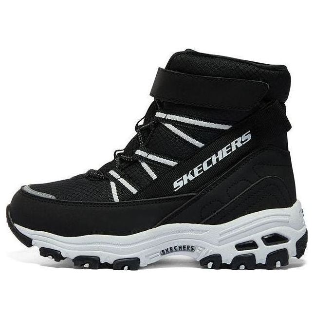 (GS) Skechers Winter Comfy Boots 'Black White' 660092L-BKW