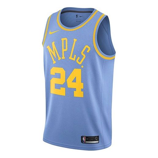 Nike NBA Casual Sports Basketball Jersey/Vest Los Angeles Lakers Kobe 24 Blue AO2908-449