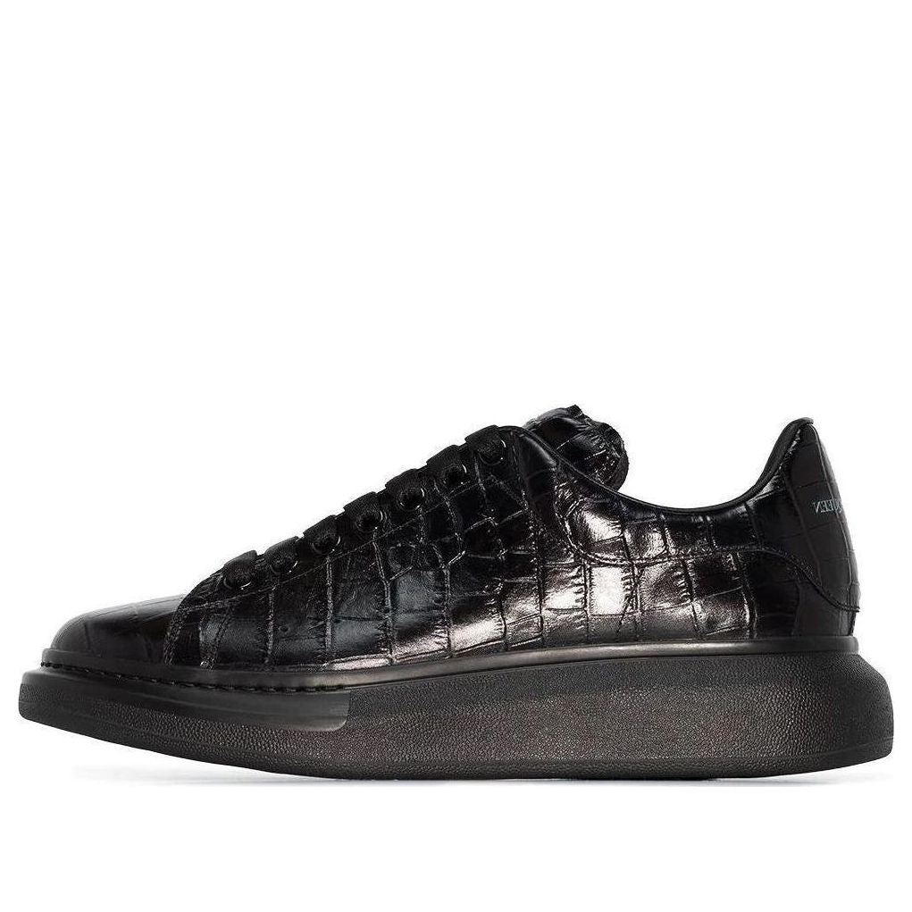 Alexander McQueen Oversized Sneaker 'Croc Black' 553680WIAY01000